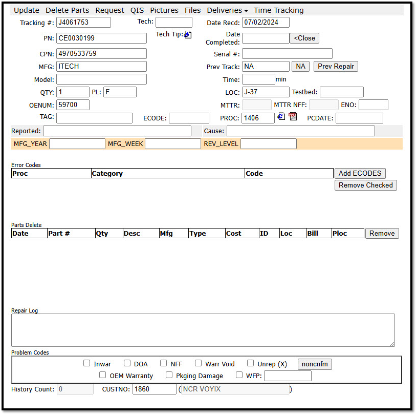 Enter the tracking number and verify that the information iscorrect